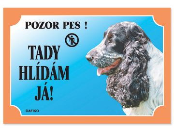 Zobrazit detail produktu - Tabulka DAFIKO kokr anglický černobílý  Obrázek Tabulka DAFIKO kokr anglický černobílý