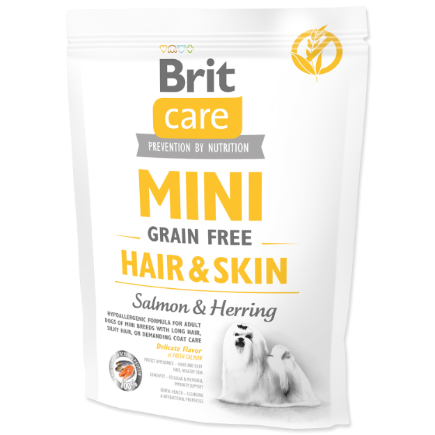 BRIT Care Dog Mini Grain Free Hair & Skin 400g
