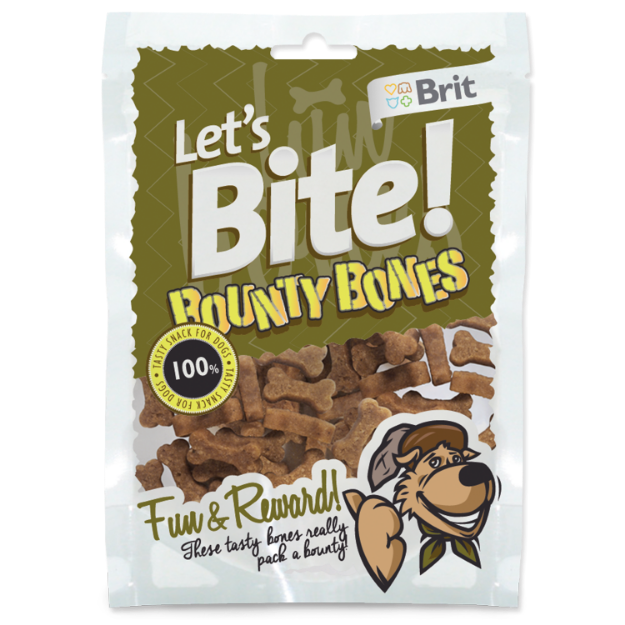 Snack BRIT Dog Let’s Bite Bounty Bones 150g