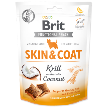 Zobrazit detail produktu - BRIT Care Dog Functional Snack Skin and Coat Krill 150g BRIT Care Dog Functional Snack Skin and Coat Krill 150g