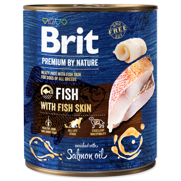 BRIT Premium by Nature Fish with Fish Skin 800g