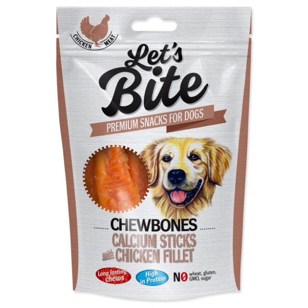 BRIT Let´s Bite Chewbones Calcium Sticks with Chicken Fillet 300g