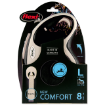 Vodítko FLEXI New Comfort páska cerné L - 8 m 