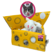 Hracka MAGIC CAT myšky v trojúhelníku 5 cm 24ks
