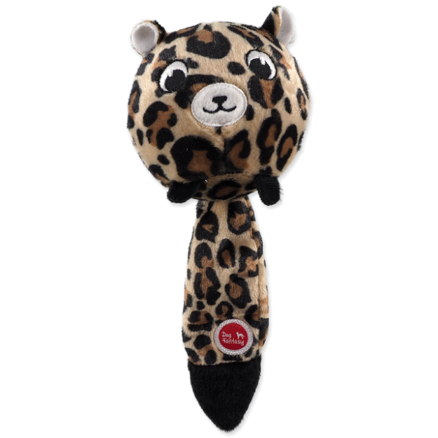 Hracka DOG FANTASY leopard pískací 25 cm 