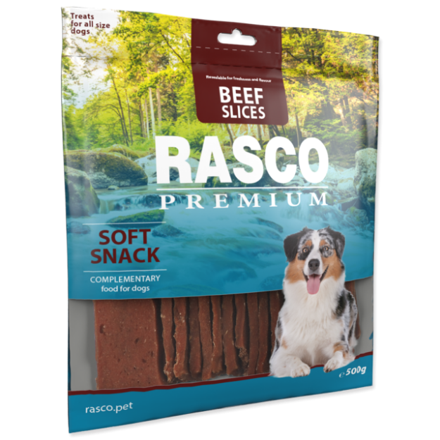 Pochoutka RASCO Premium plátky z hovezího masa 500g