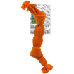 Uzel DOG FANTASY oranžový pískací 2 knoty 35 cm 