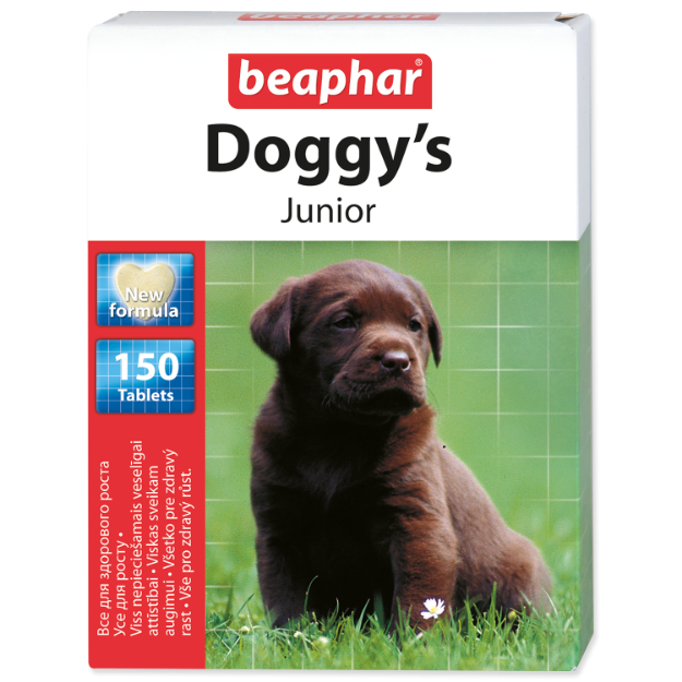 Obrázek Pochoutka BEAPHAR Doggy`s Junior 150tablet