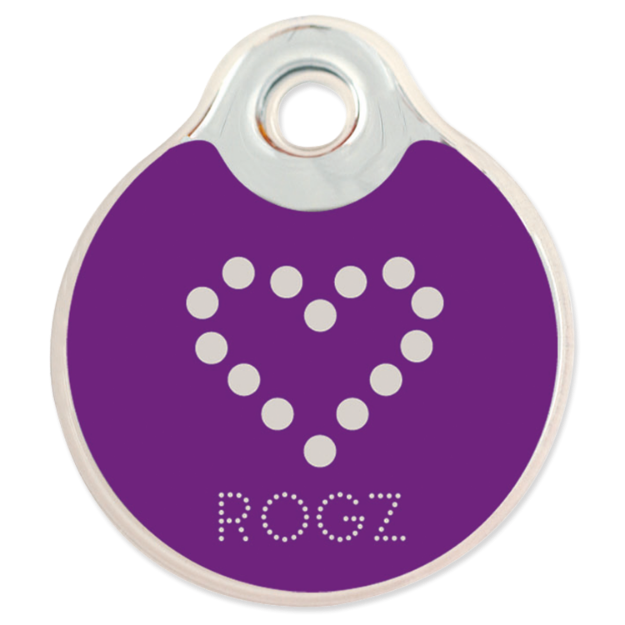 Obrázek Známka ROGZ ID Purple Chrome L 
