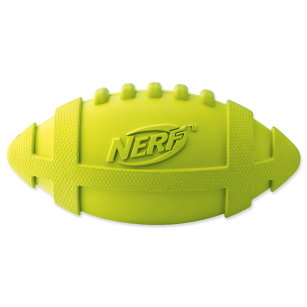 Obrázek Hračka NERF gumový rugby míč pískací 17,5 cm 