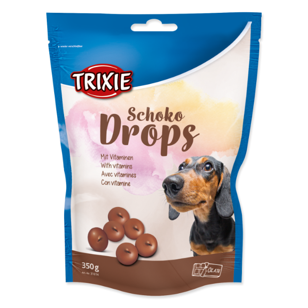 Obrázek Dropsy TRIXIE Dog čokoládové 350g