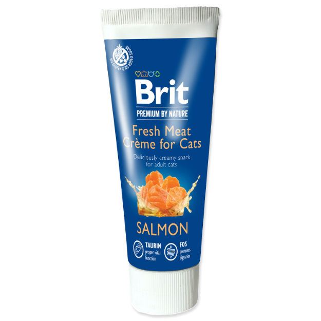 Obrázek BRIT Premium by Nature Cat Salmon Fresh Meat Creme 75 g