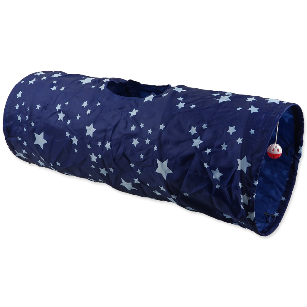 Obrázek Tunel MAGIC CAT modrý s hvězdami 90 cm