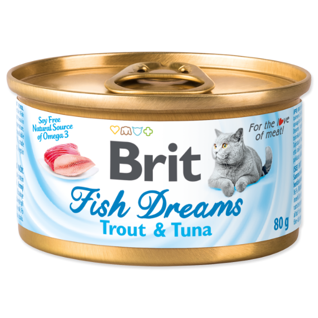 Obrázek BRIT Fish Dreams Trout & Tuna 80 g