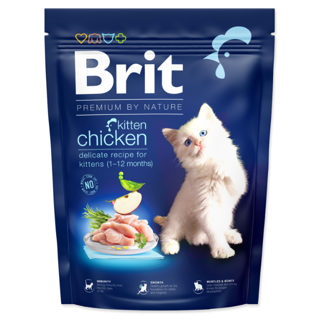 Obrázek BRIT Premium by Nature Cat Kitten Chicken  300 g