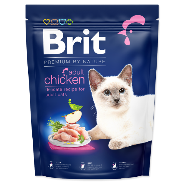 Obrázek BRIT Premium by Nature Cat Adult Chicken  300 g