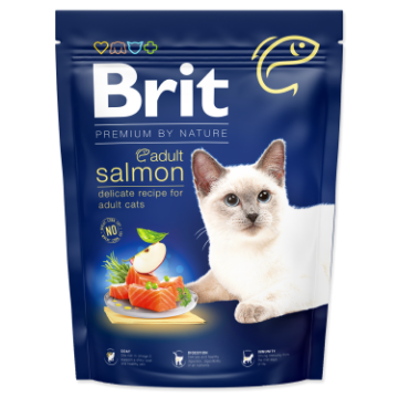 Zobrazit detail produktu - BRIT Premium by Nature Cat Adult Salmon  300 g Obrázek BRIT Premium by Nature Cat Adult Salmon  300 g