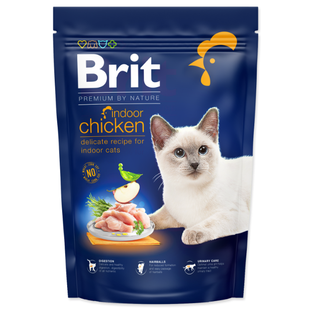 Obrázek BRIT Premium by Nature Cat Indoor Chicken  800 g