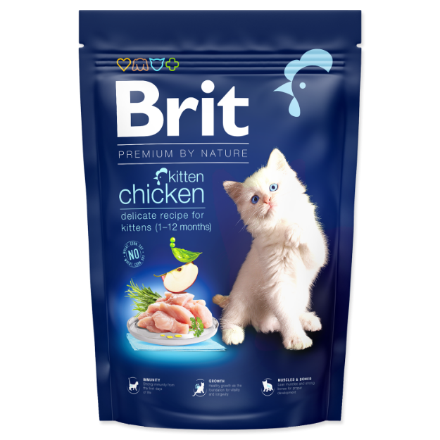 Obrázek BRIT Premium by Nature Cat Kitten Chicken  1,5 kg