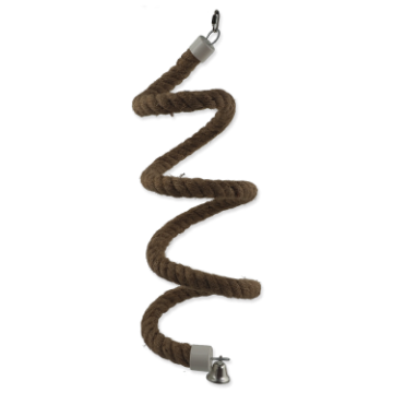 Zobrazit detail produktu - Hračka EPIC PET závěsná - lanová spirála se zvonečkem  220 cm Obrázek Hračka EPIC PET závěsná - lanová spirála se zvonečkem  220 cm