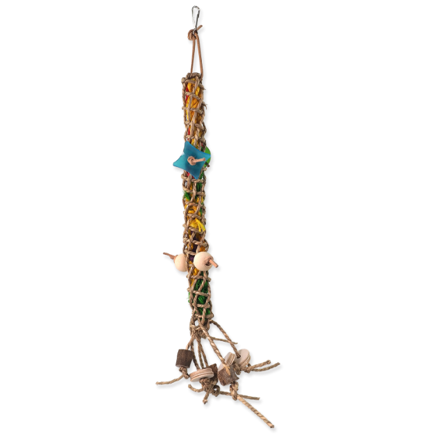Obrázek Hračka BIRD JEWEL závěsná z provazu - šplhací  60 cm