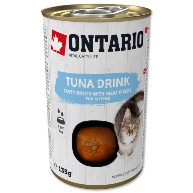 Obrázek ONTARIO Kitten Drink Tuna  135 g