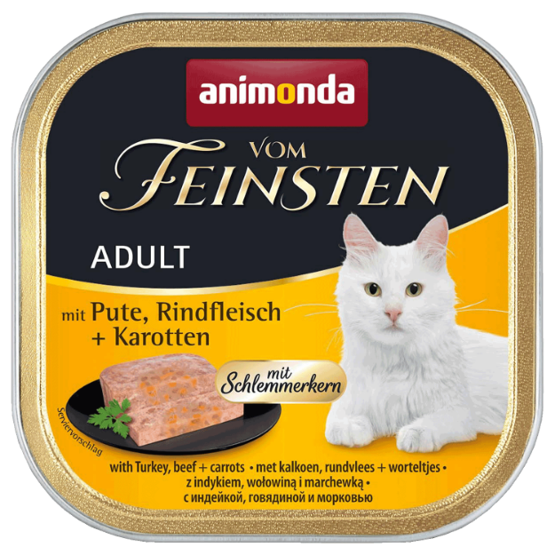 Obrázek Paštika ANIMONDA Vom Feinstein krůtí + hovězí + mrkev  100 g